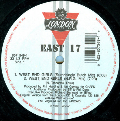 East 17 : West End Girls (12")