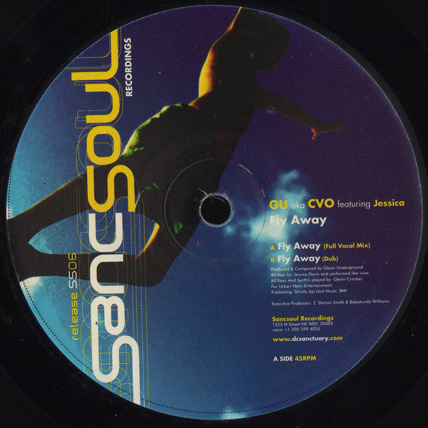 GU* aka CVO Featuring Jessica* : Fly Away (12")