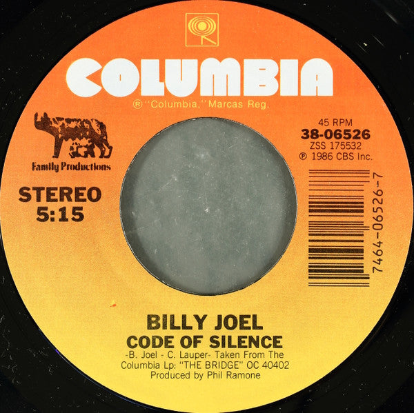 Billy Joel : This Is The Time (7", Styrene, Pit)