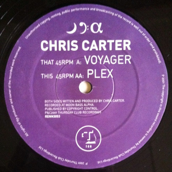 Chris Carter : Voyager / Plex (12")