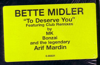 Bette Midler : To Deserve You (12")