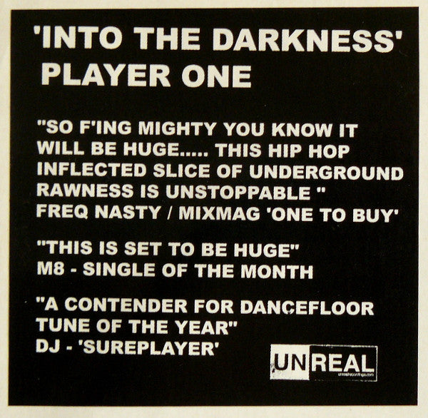 Player One : Into The Darkness (12")
