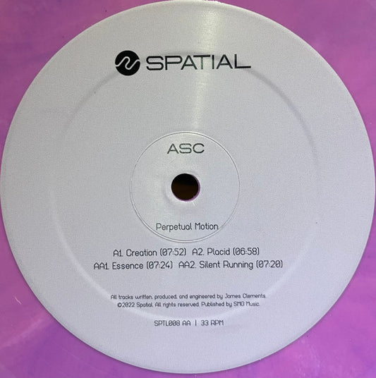 ASC : Perpetual Motion (12", EP, Pur)