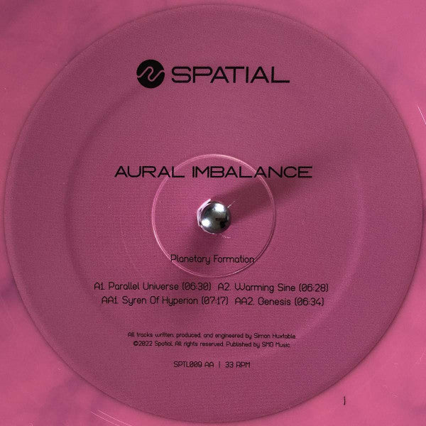 Aural Imbalance : Planetary Formation (12", EP, Pin)