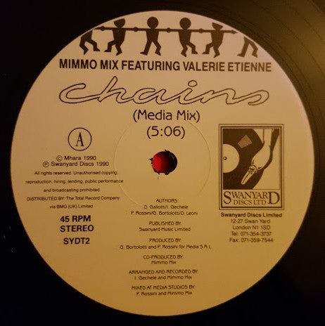 Mimmo Mix Featuring Valerie Etienne : Chains (12", Single)