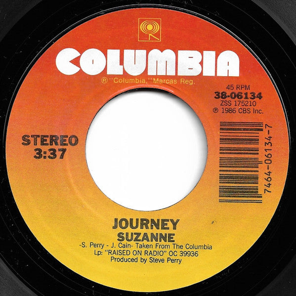 Journey : Suzanne (7", Single, Styrene, Pit)