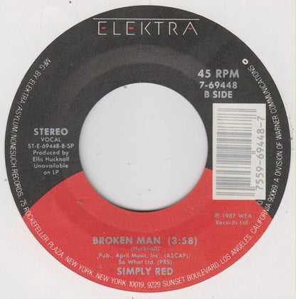 Simply Red : Maybe Someday... (7", Single)