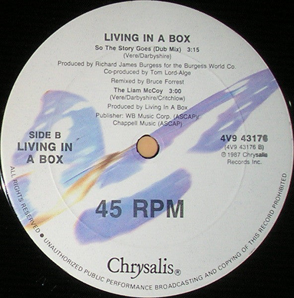 Living In A Box : So The Story Goes (12")