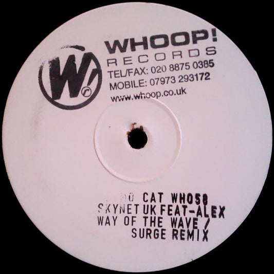 Skynet UK Featuring Alex* : Way Of The Wave (12", Promo, W/Lbl, Sta)