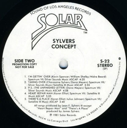 The Sylvers : Concept (LP, Album, Promo, SP )