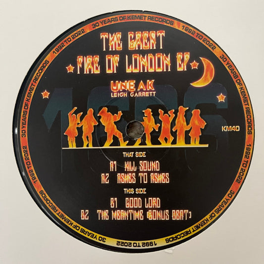 Uneak (3) : 1666 The Great Fire Of London EP (12", EP)