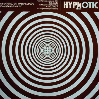 Fafa Monteco Presents Fabrice K : Magnificent (12")