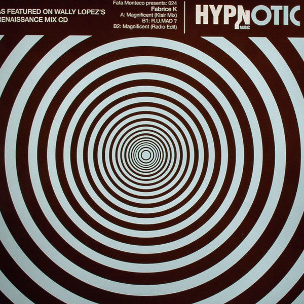 Fafa Monteco Presents Fabrice K : Magnificent (12")