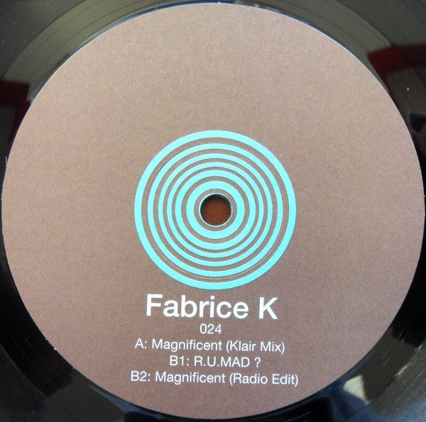 Fafa Monteco Presents Fabrice K : Magnificent (12")