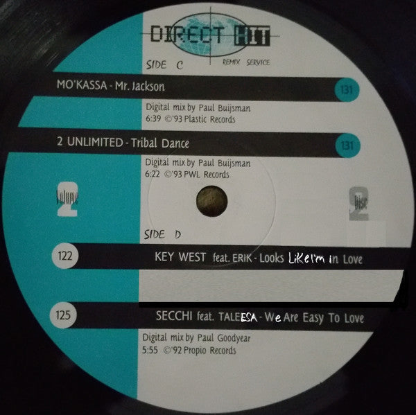 Various : Direct Hit Volume 2 (3x12", Comp, Promo)