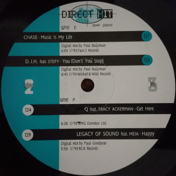 Various : Direct Hit Volume 2 (3x12", Comp, Promo)