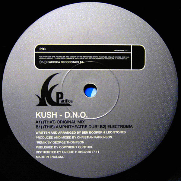 Kush (3) : D.N.O. (12")