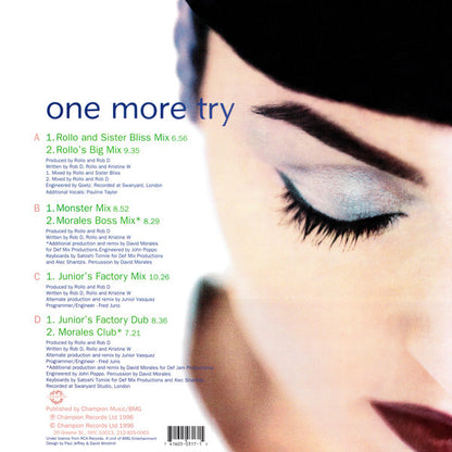 Kristine W : One More Try (2x12")