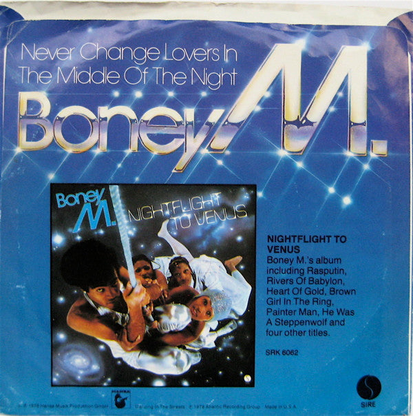 Boney M. : Dancing In The Streets (7", Single, Promo)