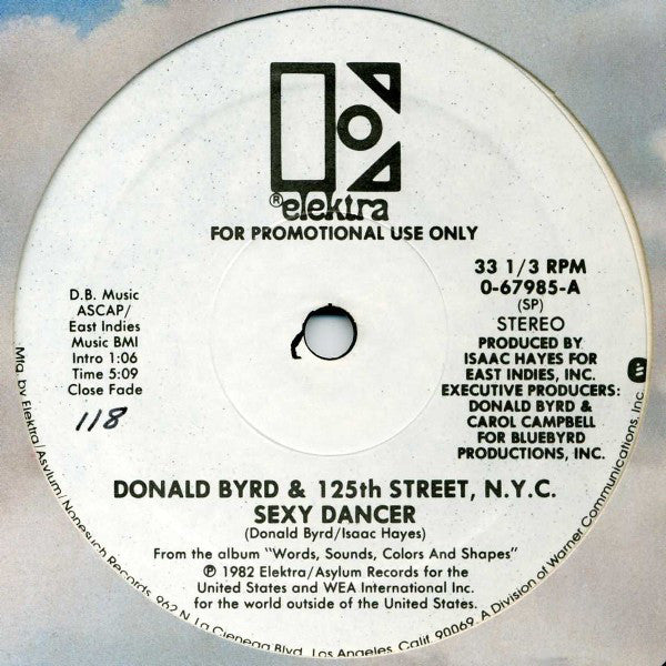 Donald Byrd & 125th Street, N.Y.C. : Sexy Dancer (12", Promo)