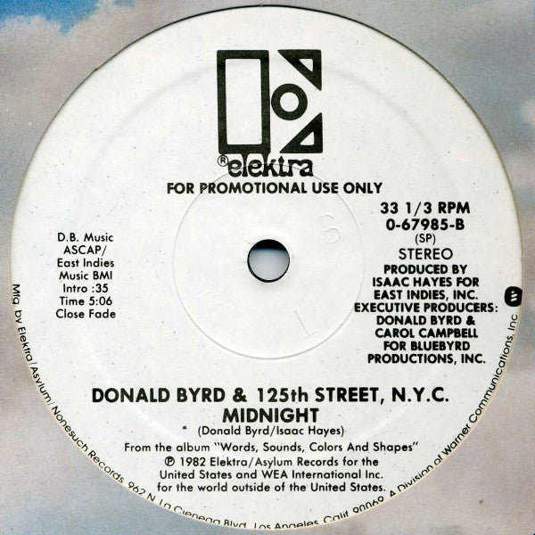 Donald Byrd & 125th Street, N.Y.C. : Sexy Dancer (12", Promo)
