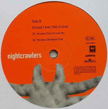 Nightcrawlers Featuring John Reid : Should I Ever (Fall In Love) (12")