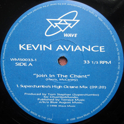 Kevin Aviance : Join In The Chant (12")