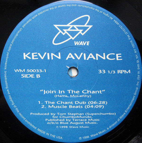 Kevin Aviance : Join In The Chant (12")