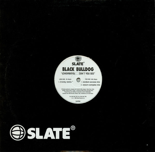 Black Bulldog : (Choirboys)...Can't You See (12")