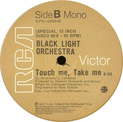 Black Light Orchestra : Touch Me, Take Me (12", Mono)