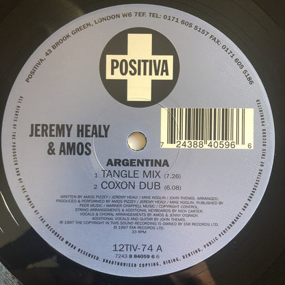 Jeremy Healy & Amos : Argentina (12")