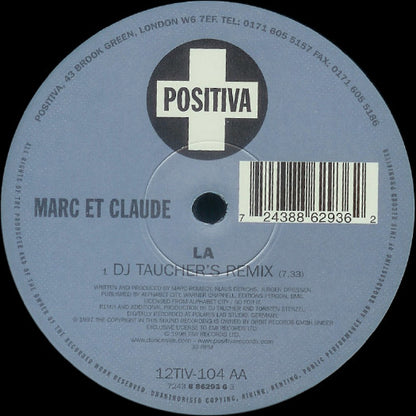 Marc Et Claude : La (12")
