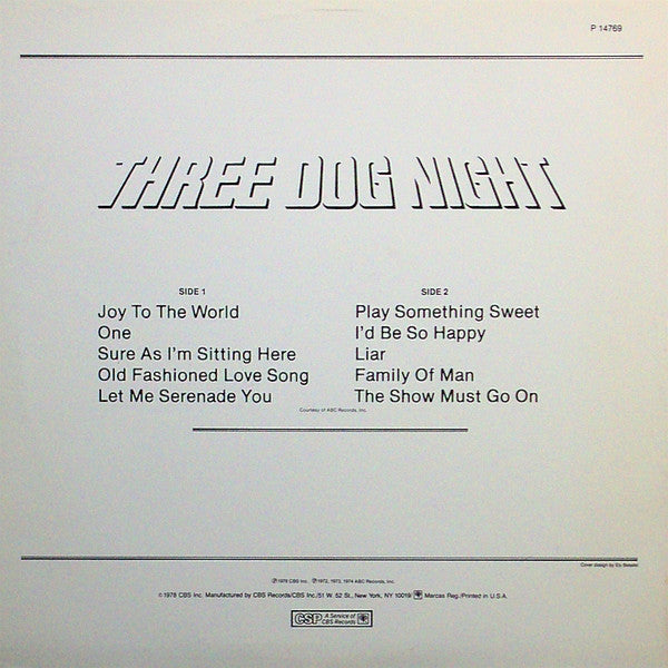 Three Dog Night : Three Dog Night (LP, Comp)
