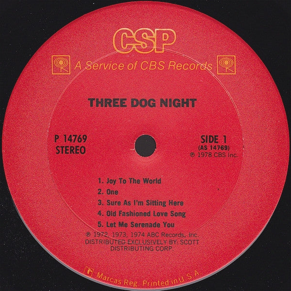 Three Dog Night : Three Dog Night (LP, Comp)