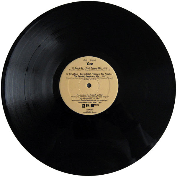 Yaz* : Don't Go / Situation (1999 Remixes) (2x12")