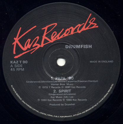 Drumfish / Pigbag : Papa '90 / Spirit / Papa's Got A Brand New Pigbag (12")