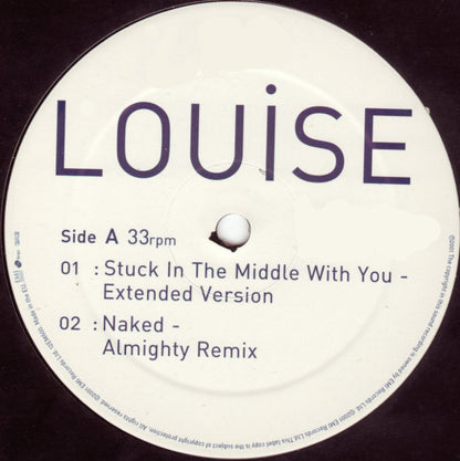 Louise : Stuck In The Middle With You / Naked (12", Ltd)