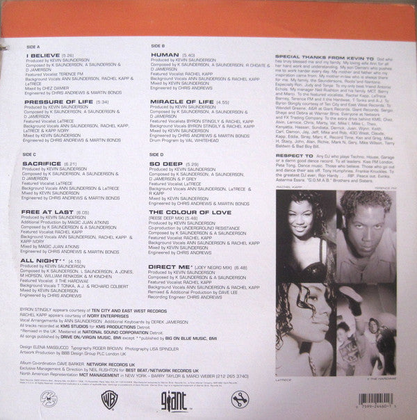 The Reese Project : Faith Hope & Clarity (2x12", Album)