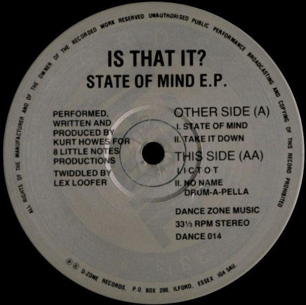 Is That It? : State Of Mind E.P. (12", EP)