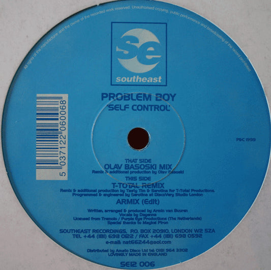 Problem Boy : Self Control (12")