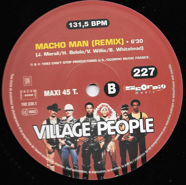 Village People : Macho Man (12")