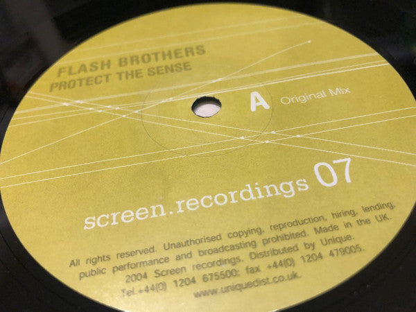 Flash Brothers : Protect The Sense (M.A.S. Collective Remix) (12")
