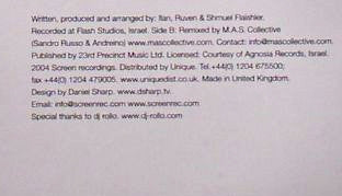 Flash Brothers : Protect The Sense (M.A.S. Collective Remix) (12")