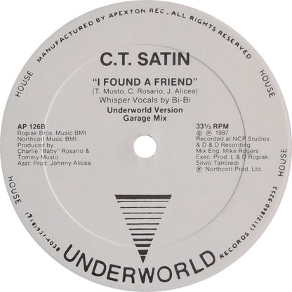 C.T. Satin : I Found A Friend (12")