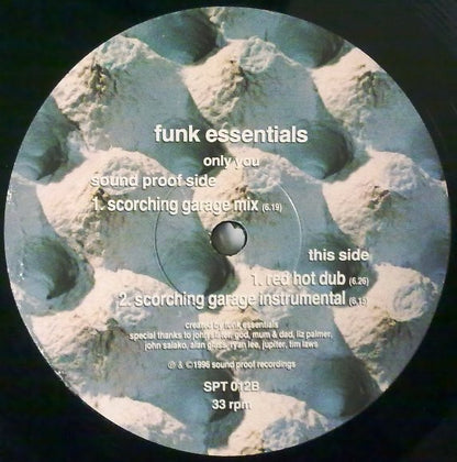 Funk Essentials : Only You (12")