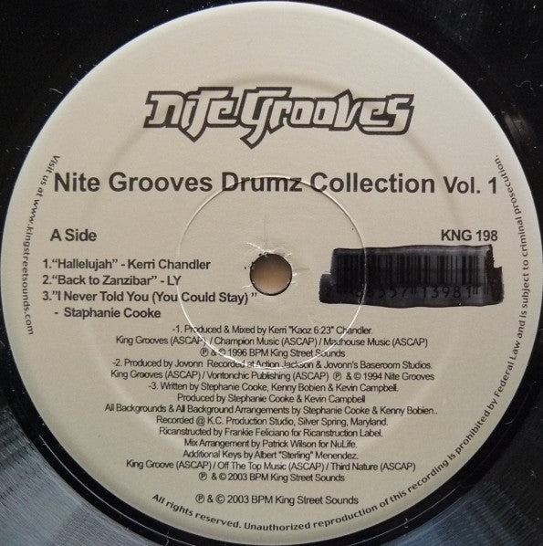 Various : Drumz Collection Vol. 1 (12")