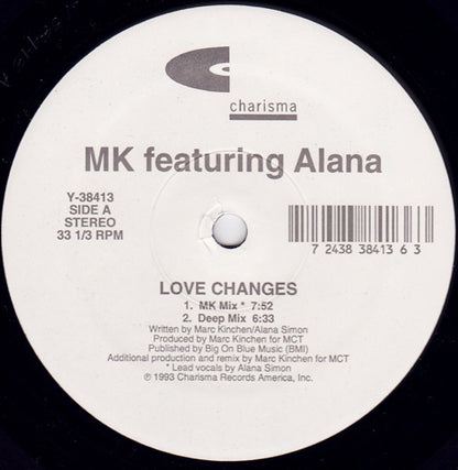 Marc Kinchen Featuring Alana : Love Changes (12")