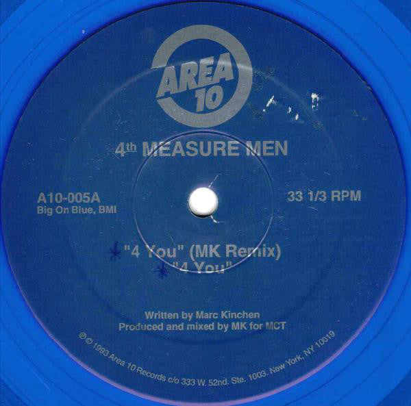 4th Measure Men : 4 You (12", Ltd, Blu)