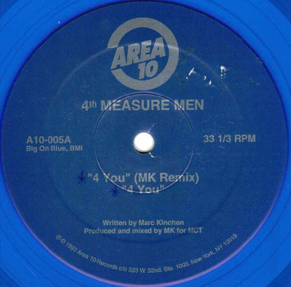 4th Measure Men : 4 You (12", Ltd, Blu)