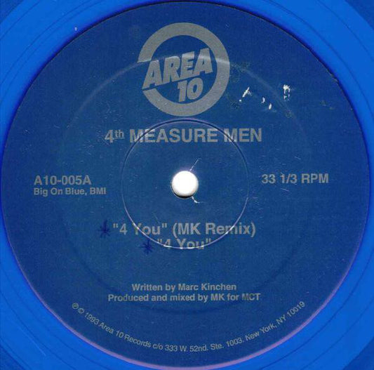 4th Measure Men : 4 You (12", Ltd, Blu)